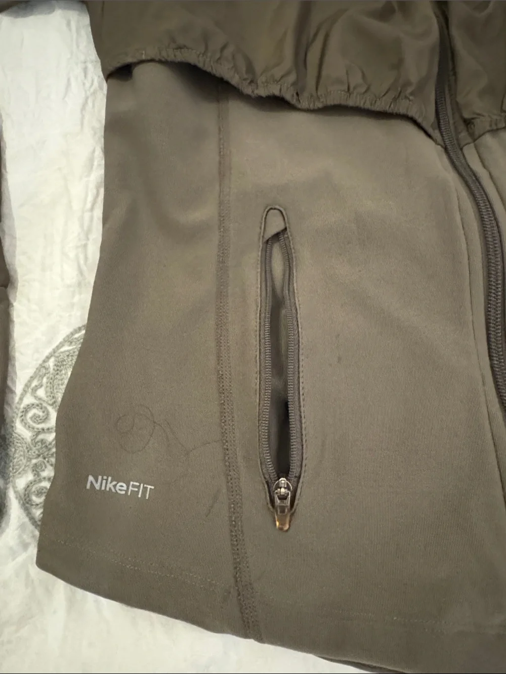 Nike Women’s Olive Utility Full-Zip Jacket